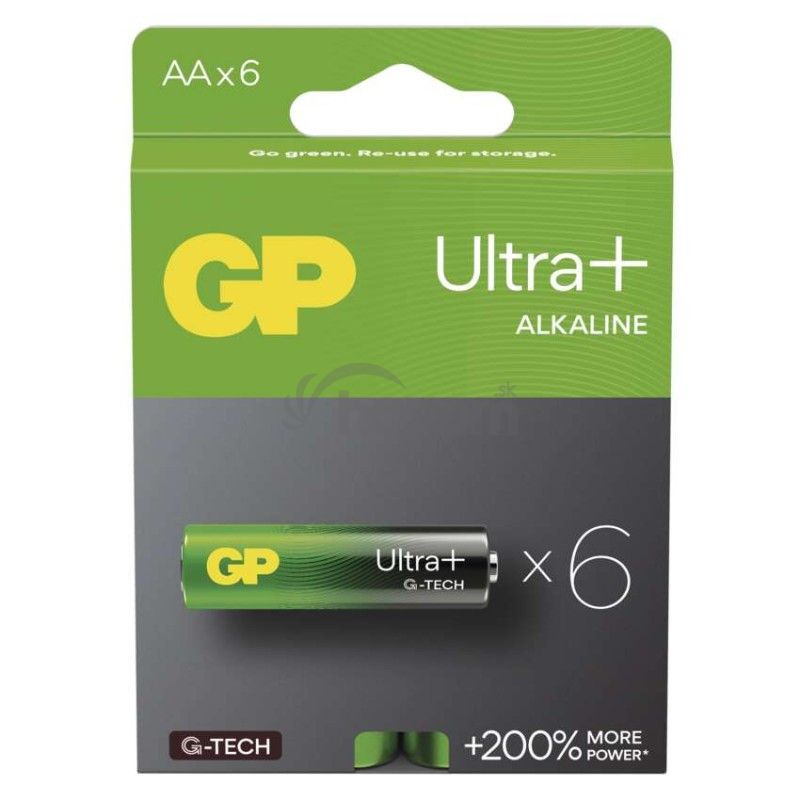 Alkalická batéria GP Ultra Plus LR6 (AA), 6 ks 6ks B03216 Alkalická batéria GP Ultra Plus LR6 (AA), 6 ks 6ks B03216