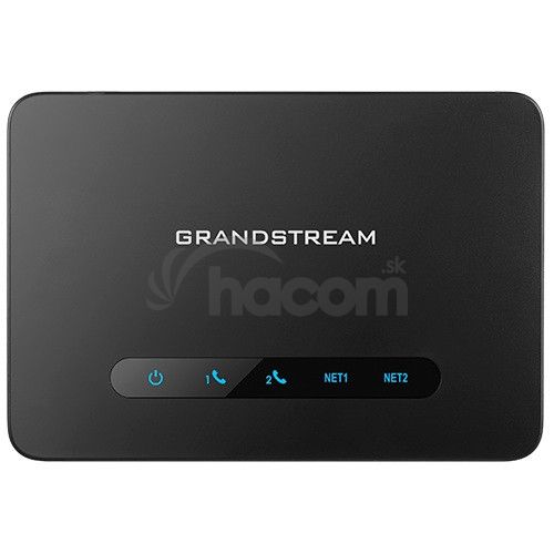 Grandstream HT812 (ATA), 2x FXS, 2 SIP účty, 1x Gbit LAN, NAT router, 3-cestná konf., auto-provis. HT812_V2 Grandstream HT812 (ATA), 2x FXS, 2 SIP účty, 1x Gbit LAN, NAT router, 3-cestná konf., auto-provis. HT812_V2