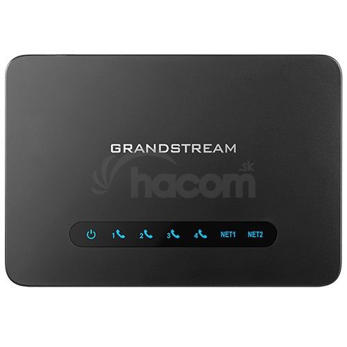 Grandstream HT814 V2 (ATA), 4x FXS, 2 SIP profily, 1x Gbit LAN, NAT router, 3-cestná konf. HT814_V2 Grandstream HT814 V2 (ATA), 4x FXS, 2 SIP profily, 1x Gbit LAN, NAT router, 3-cestná konf. HT814_V2