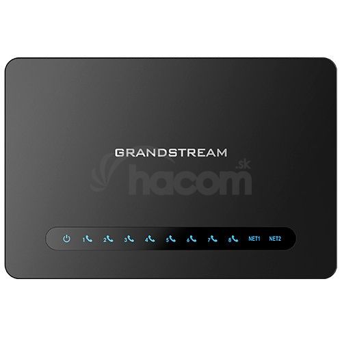 Grandstream HT818 V2 (ATA), 8x FXS, 2 SIP profily, 1x Gbit LAN, NAT router, 3-cestná konf. HT818_V2 Grandstream HT818 V2 (ATA), 8x FXS, 2 SIP profily, 1x Gbit LAN, NAT router, 3-cestná konf. HT818_V2