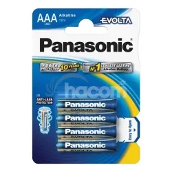 Batria AAA (R03) alkalick PANASONIC Evolta 4ks / blister