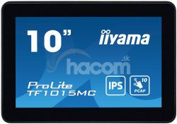 10" iiyama TF1015MC-B3: WXGA, 10P, VGA, HDMI, DP TF1015MC-B3