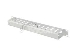 19" CABLE MANAGMEMENT METAL 1U TYPE A GREY LANBER AK-1704-S
