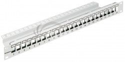 19 "patchpanel pre 24 modulu SFA / SFB, neosaden, 1U, RAL 7035 HSER0240GP