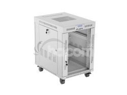 19" VO�NE STOJ�CA RACKOV� SKRI�A 15U 600X800 �ED� SKLENEN� DVERE LCD LANBERG (FLAT PACK) V2 FF01-6815-12SL