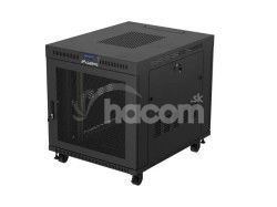 19" VO�NE STOJ�CA RACKOV� SKRI�A 15U/800X1000 (FLAT PACK) �IERNA S PRESKLEN�MI DVERAMI LCD LANBERG V2 FF01-8015-23BL