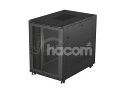 19" VO�NE STOJ�CA RACKOV� SKRI�A 22U 800X1200 �IERNE PERFOROVAN� DVERE LANBERG (PLOCH� BALENIE) FF01-8222-23B