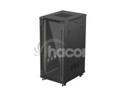19" VO�NE STOJ�CA RACKOV� SKRI�A 27U/600X800 (FLAT PACK) S PRESKLEN�MI DVERAMI �IERNA LANBERG FF01-6827-12B
