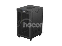 19" VO�NE STOJ�CA RACKOV� SKRI�A 27U 800X1000 �IERNY LCD S PERFOROVAN�MI DVERAMI LANBERG (FLAT PACK) V2 FF01-8027-23BL