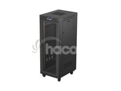 19" VO�NE STOJ�CA RACKOV� SKRI�A 32U 600X800 �IERNA LCD PERFOROVAN� DVIERKA LANBERG (PLOCH� BALENIE) FF01-6832-23BL