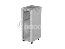 19" VO�NE STOJ�CA RACKOV� SKRI�A 32U 600X800 �ED� SKLENEN� DVERE LCD LANBERG (FLAT PACK) V2 FF01-6832-12SL