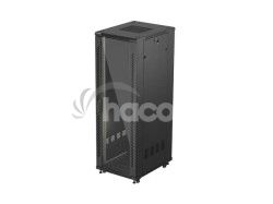 19" VO�NE STOJ�CA RACKOV� SKRI�A 37U/600X800 (FLAT PACK) S PRESKLEN�MI DVERAMI �IERNA LANBERG FF01-6837-12B