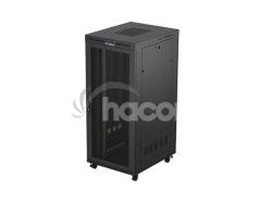 19" VO�NE STOJ�CA RACKOV� SKRI�A 37U/800X1000 (FLAT PACK) �IERNA S PRESKLEN�MI DVERAMI LCD LANBERG V2 FF01-8037-23BL