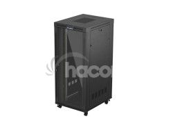 19" VO�NE STOJ�CA RACKOV� SKRI�A 37U/800X1000 (FLAT PACK) S PRESKLEN�MI DVERAMI LCD �IERNA LANBERG V2 FF01-8037-12BL