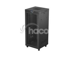 19" VO�NE STOJ�CA RACKOV� SKRI�A 37U 800X800 �IERNA LCD PERFOROVAN� DVIERKA LANBERG (PLOCH� BALENIE) FF01-8837-23BL