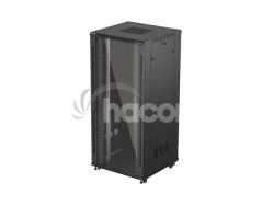 19" VO�NE STOJ�CA RACKOV� SKRI�A 37U 800X800 �IERNE SKLENEN� DVERE LANBERG (PLOCH� BALENIE) FF01-8837-12B