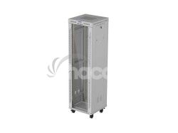 19" VO�NE STOJ�CA RACKOV� SKRI�A 42U 600X600 �ED� SKLENEN� DVERE LCD LANBERG (FLAT PACK) V2 FF01-6642-12SL