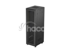 19" VO�NE STOJ�CA RACKOV� SKRI�A 42U/600X800 (FLAT PACK) SO SIE�OVAN�MI DVERAMI �IERNA LANBERG FF01-6842-23B