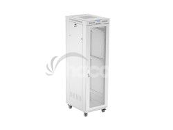 19" VO�NE STOJ�CA RACKOV� SKRI�A 42U 600X800 �ED� S PERFOROVAN�MI DVERAMI LANBERG (PLOCH� BALENIE) FF01-6842-23SL