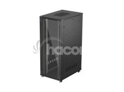 19" VO�NE STOJ�CA RACKOV� SKRI�A 42U 800X1200 �IERNE SKLENEN� DVERE LANBERG (PLOCH� BALENIE) FF01-8242-12B