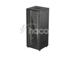 19" VO�NE STOJ�CA RACKOV� SKRI�A 42U 800X800 �IERNE SKLENEN� DVERE LANBERG (PLOCH� BALENIE) FF01-8842-12B