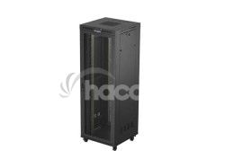 19" VO�NE STOJ�CA RACKOV� SKRI�A 47U 800X800 �IERNA LCD PERFOROVAN� DVIERKA LANBERG (PLOCH� BALENIE) FF01-8847-23BL