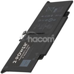 2-POWER Batria 7,6V 6500mAh pre Dell Latitude 7310 77053404