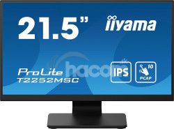 22" LCD iiyama T2252MSC-B2: IPS, FHD, 10P, DP, HDMI T2252MSC-B2