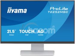 22" LCD iiyama T2252MSC-W2AG: IPS, FHD, HDMI, DP T2252MSC-W2AG