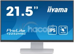 22" LCD iiyamaT2252MSC-W2: IPS,FHD,10P,DP,HDMI T2252MSC-W2