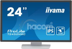 24" LCD iiyama T2452MSC-W1: PCAP, IPS, FHD, HDMI, whit T2452MSC-W1
