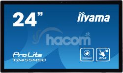 24" LCD iiyama T2455MSC-B1: IPS, FHD, P-CAP, HDMI T2455MSC-B1