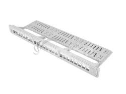 24PORTOV� PATCH PANEL 1U S ORGANIZ�ROM PRE KEYSTONE MODULY �ED� LANBERG PPKS-1124-S