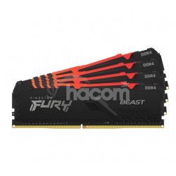 32GB DDR4-2666MHz CL16 FURY Beast RGB, 4x8GB KF426C16BB2AK4/32