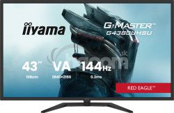 43" iiyama G4380UHSU-B2: VA, 4K UHD, 144Hz, HDMI, repr G4380UHSU-B2