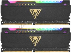 64GB DDR4-3200MHz RGB Patriot CL18, kit 2x32GB PVSR464G320C8K