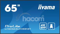 65" iiyama LH6565UHSB-B1: IPS, 4K UHD, Android, 24/7 LH6565UHSB-B1