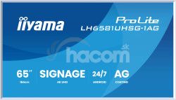 65" iiyama LH6581UHSG-1AG:VA, 4K UHD,frame LH6581UHSG-1AG