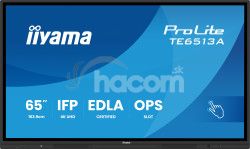 65" iiyama TE6513A-B1AG: IPS, 4K, 40P, EDL TE6513A-B1AG