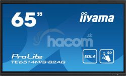 65" iiyama TE6514MIS-B2AG: VA, 4K, 50P, Google EDLA TE6514MIS-B2AG