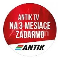Voucher pre IPTV AntikTV na obdobie 3 mesiacov SK/CZ v hodnote 35,70,-