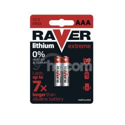 Batria RAVER AAA lithium 2ks