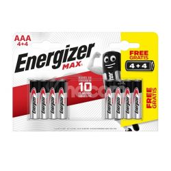 Batrie Energizer alkalick Max mikrotukov AAA/8 4+4