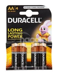 Duracell Basic MN1500 AA BL4 LR6 1,5V tukov batrie 4ks