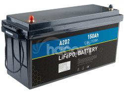 A2D2 batria LiFePO4 12,8V 150Ah M8 LFA2-12V150C10-M8B1