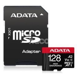 ADATA 128GB MicroSDXC UHS-I U3 V30S HIGH + adaptr AUSDX128GUI3V30SHA2-RA1