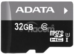 Adata/micro SD/32GB/50MBps/UHS-I U1 / Class 10/+ Adaptr AUSDH32GUICL10-RA1