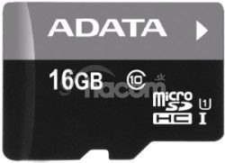 Adata/micro SDHC/16GB/50MBps/UHS-I U1 / Class 10/+ Adaptr AUSDH16GUICL10-RA1
