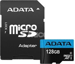 Adata/micro SDXC/128GB/100MBps/UHS-I U1 / Class 10/+ Adaptr AUSDX128GUICL10A1-RA1