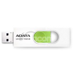 ADATA UV320/512GB/USB 3.2/USB-A/Biela AUV320-512G-RWHGN